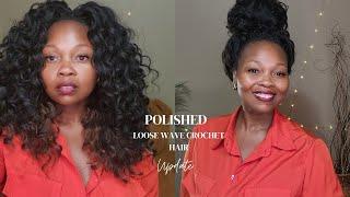 BOBBI BOSS SYNTHETIC LOOSE WAVE CROCHET HAIR UPDATE | IS IT WORTH YOUR COINS? | SHEBA