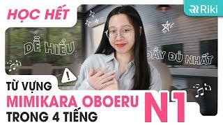 Thuộc ngay 1000 TỪ VỰNG TIẾNG NHẬT MIMIKARA OBOERU N1 NGAY CẢ KHI NGỦ | BẢN ĐẦY ĐỦ NHẤT