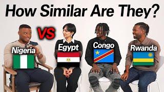 Can African Countries Understand Each Other? (Egypt, Nigeria, Democratic Republic of Congo, Rwanda)