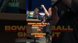 Bowling Ball Shotput vs. Comedy Stage Hypnosis! #shorts #hypnosis #comedy