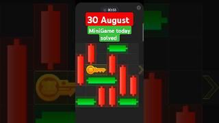 30 August hamster Kombat daily mini game code today #hamsterkombatminigame