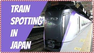 TRAINSPOTTING IN JAPAN | JR EAST AZUSA E353 SERIES | #CraftyMagicDecember