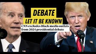 Black Press Credentials Blocked by CNN for Trump Biden Debate