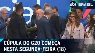 Janja xinga Elon Musk em painel do G20 Social: "F... you" |  SBT Brasil (16/11/24)