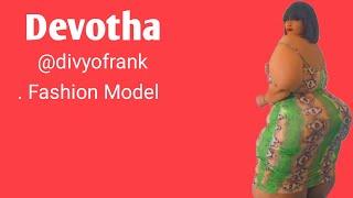 Devotha Biography, Wiki, Plussize Curvy Model, Fashion Model, Lifestyle, Facts