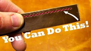 How to Hand Stitch Leather: Get Better, Fast!