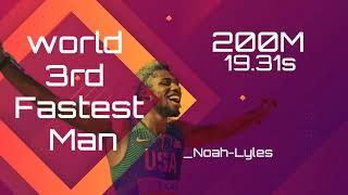 Noah-Lyles Broke 26 year old American Record In 200m Edges closer To Bolt #noahlyles #worldrecord