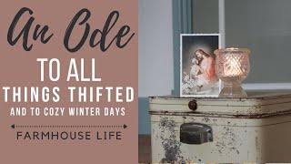 Lets Decorate for Winter Together & A Cozy Thrift Haul