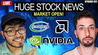 MARKET OPEN! BIG NVIDIA & CHIP STOCK NEWS