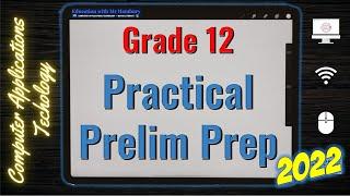 GR 12 CAT PRACTICAL Prelim Prep | Sept 2022