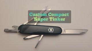 Custom Victorinox Compact Super Tinker, with leatherman exchanger!