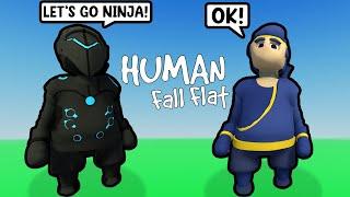 INSANE NINJA PARKOUR in HUMAN FALL FLAT