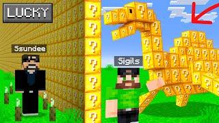 LUCKY BLOCK Build Battle in Minecraft