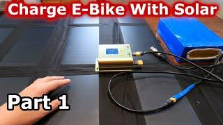 How To Charge E-Bike with Solar