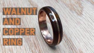 Creating a Walnut and Copper Bentwood Ring