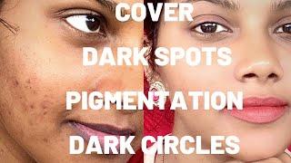 Cover Dark Circles, Spots, Pigmentation at Home | MAC Foundation | Concealer | Colour Correcting