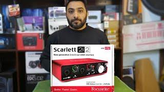 Scarlett Focusrite 2i2 2nd Gen Usb Audio Interface Box overview | Mux Sound