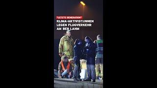 Klimaprotestler legen Flughafen Berlin Brandenburg lahm