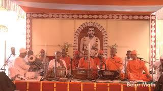 Kali Kirtan by Monks of Belur Math, at the Math Office Courtyard, 2018