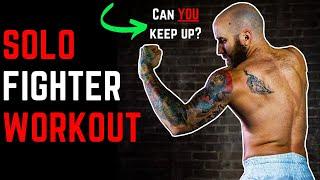 60 Minute Fighter Follow Along Workout (At-Home Solo Muay Thai Workout)