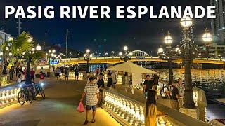 Pasig River Esplanade Update + River Cruise! Relaxing Walking Tour