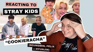 stray kids try to bake cookies (Who is "COOKIERACHA!?") Reaction