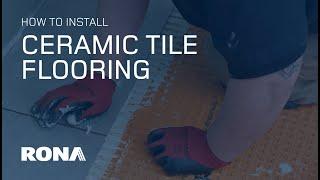 How to Lay Floor Tiles | RONA