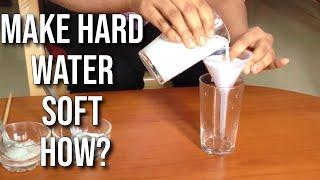 How to make Hard Water Soft using Washing Soda and Filtration Science Experiment