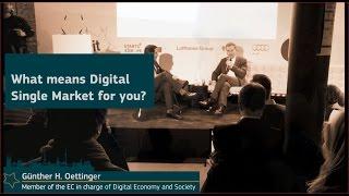 Günther Oettinger, European Commissioner - Talking Digital