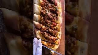 Kuşbaşı Pide #tastyfood #tasty #yemektarifleri #shorts #pide #meat #beef #turkishpide