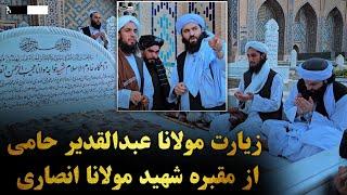 زیارت مولانا عبدالقدیر حامی حفظه‌الله از مقبره شهید مولانا مجیب‌الرحمن انصاری رحمه‌الله