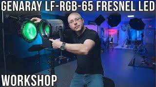 Genaray LF RGB 65 Fresnel LED Light Review And Workshop