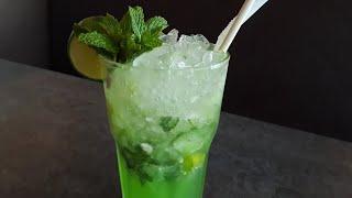 Cucumber refresher mojito || Cucumber mocktail || Non alcoholic drink || The mocktail house