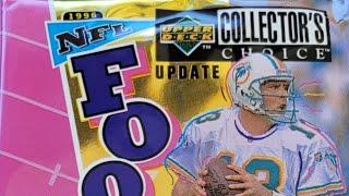 Week 7: Opening Three Packs of Baseball Cards - 1996 Collectors Choice Football