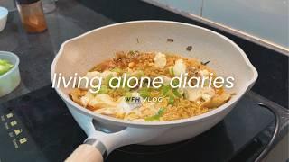 Living alone: normal days, simple meals, wfh vlog, pet's day out