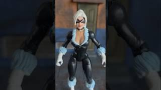 Marvel Legends Black Cat (Gamerverse) Head Swaps #marvellegendscommunity #spiderman #spidermanps4