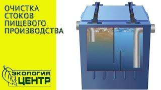 Автономная канализация Топас. Очистка стоков пищевого производства