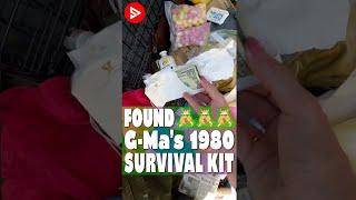 Grandma's Emergency Survival Kit From The 80s | Found  Inside!