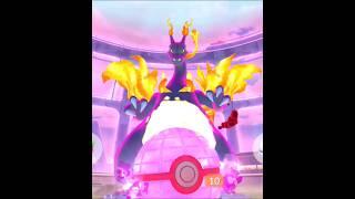 Catching My First Shiny GMax Charizard in Pokémon GO #Shorts Commentary