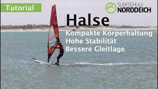 Surfschule Norddeich I Windsurf Halse für Einsteiger I Windsurfen lernen Richtungsänderung