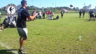 Pat O'Donnell Hitting Monster Punts With One On One Kicking