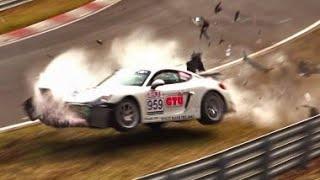 TOP 18 CRASHES NÜRBURGRING Racing - Nordschleife CRASH COMPILATION VLN 24H FAIL Compilation