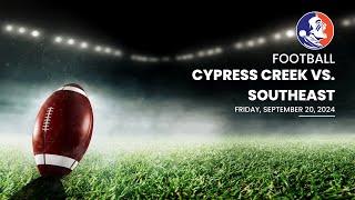 Football | Cypress Creek at Southeast