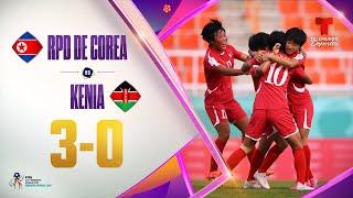 Highlights & Goals: RPD de Corea vs. Kenia 3-0 | Copa Mundial Femenina Sub-17 | Telemundo Deportes