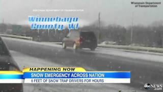 Snow Across the US Causing Emergency Situations, Accidents