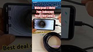 Waterproof Endoscope Inspection Camera  #shorts #gadgets #amazon #endoscopy