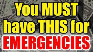 Keeping CASH for EMERGENCIES – What you NEED to know!