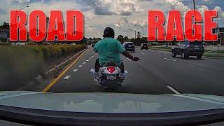 ANGRY BIKER GOES AFTER DRIVER | Crashes, Road Rage & Crazy Moments