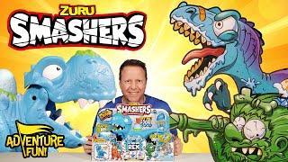 Zuru Smashers Ice Age Ice Rex T-Rex Dino Series 3 & Smash Eggs Adventure Fun Toy review!