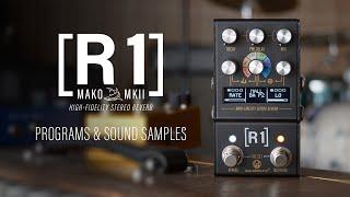 Walrus Audio MAKO Series MKII: R1 Program Samples